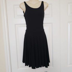 Cynthia Rowley Little Black Dress   Pleats Sequins Open Back size XS NEW